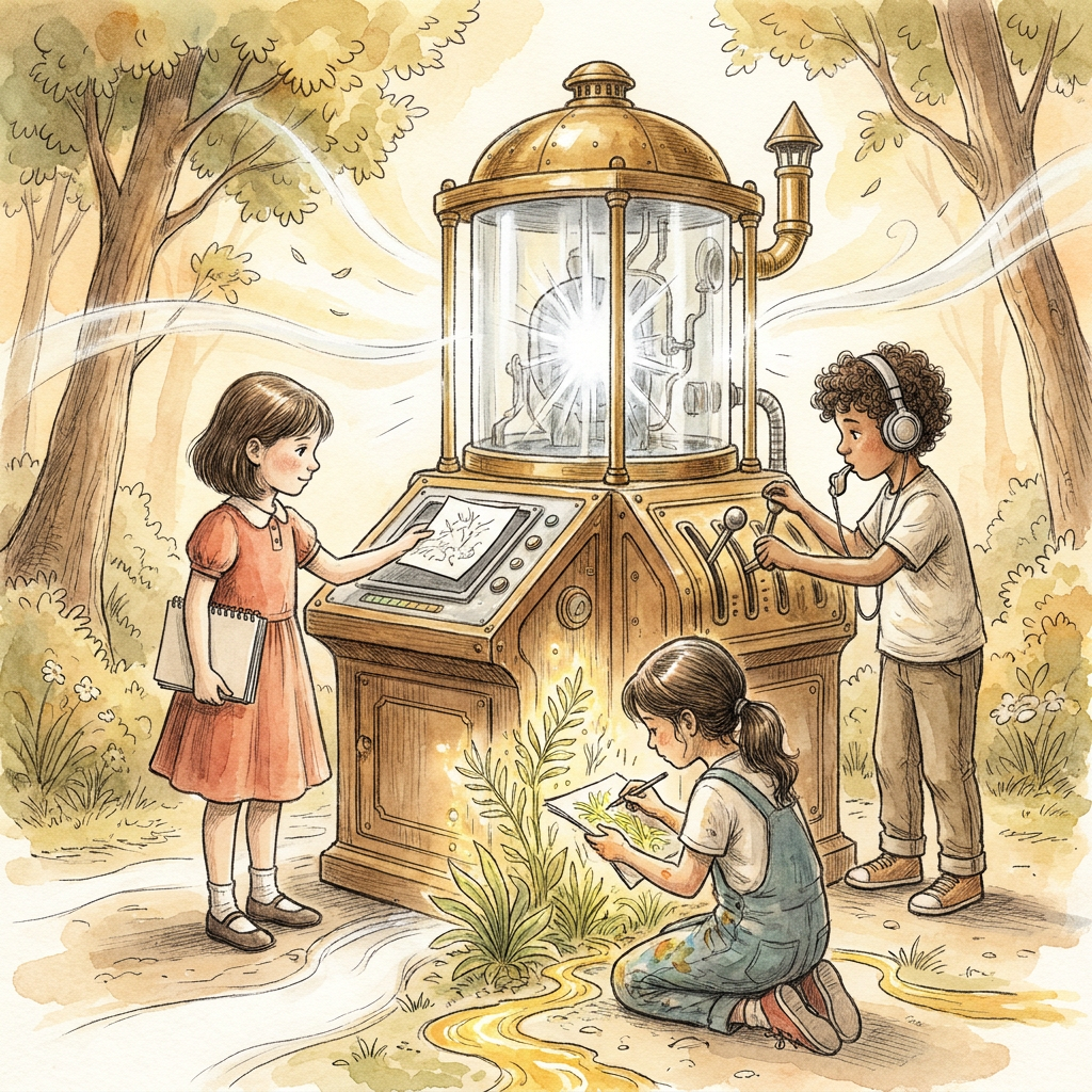 Ilustración de La consola
