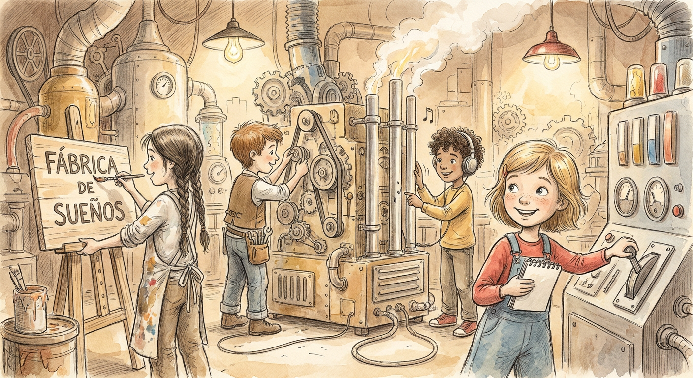 Ilustración de La fábrica