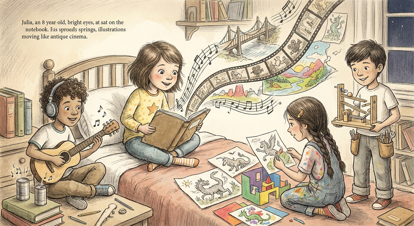 Ilustración de El cuaderno de Julia